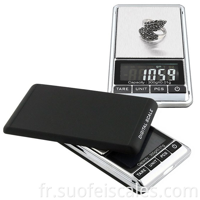 SF-718 Scale numérique 500g 0,01 g de poche
